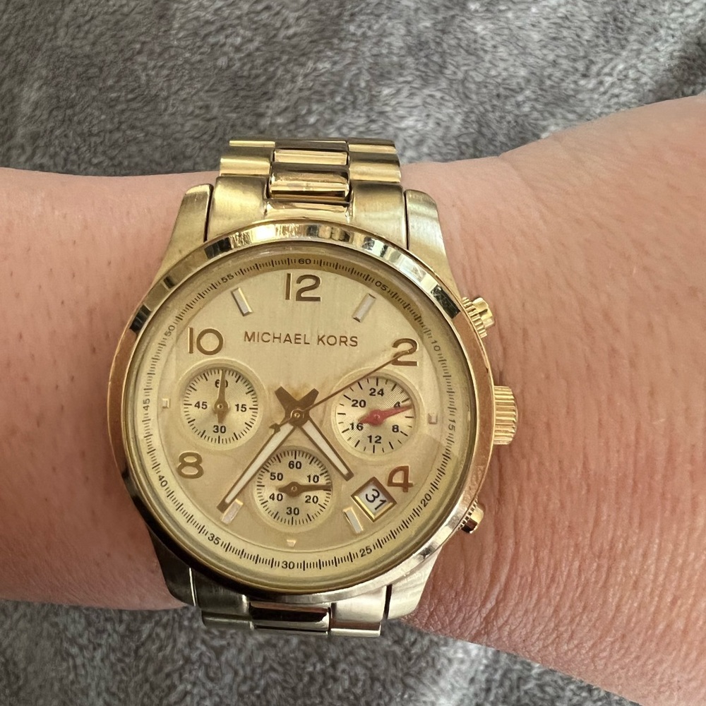Gold Michael Kors Watch